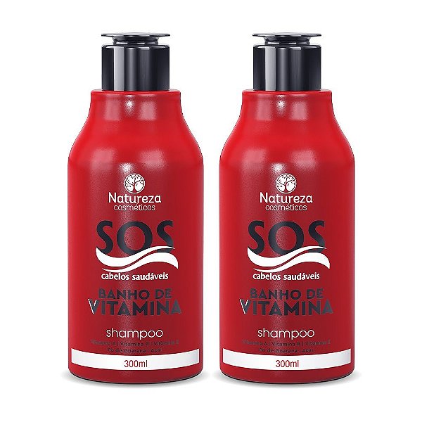 2 Shampoos Home Care SOS - Natureza Cosméticos