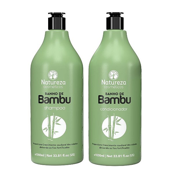 Bambu - Shampoo e Condicionador 1L - Natureza Cosméticos