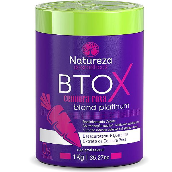 Btox Cenoura Roxa - Natureza Cosméticos