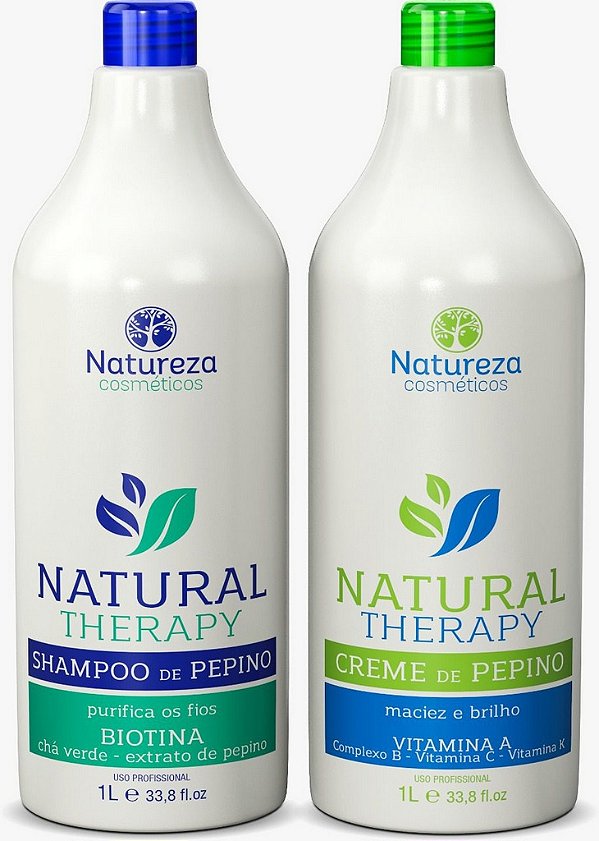 Creme de Pepino 1L (Shampoo e Condicionador)