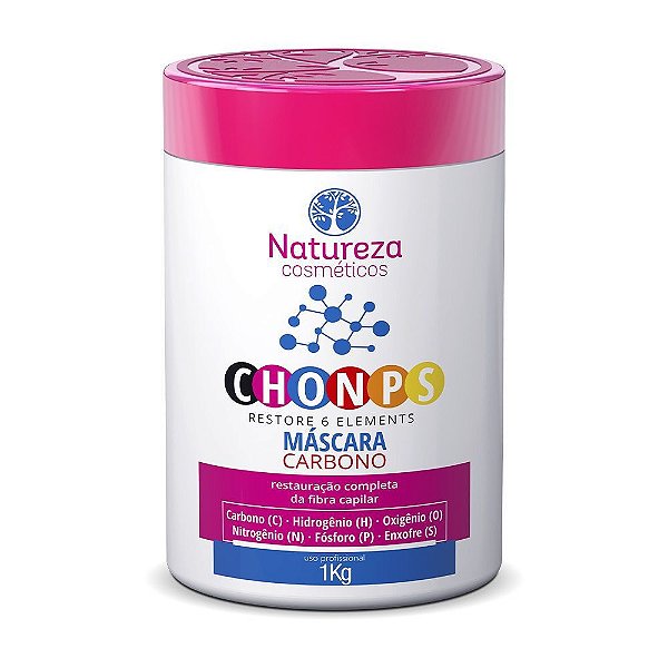 Máscara Carbono Chonps 1Kg - Natureza Cosméticos