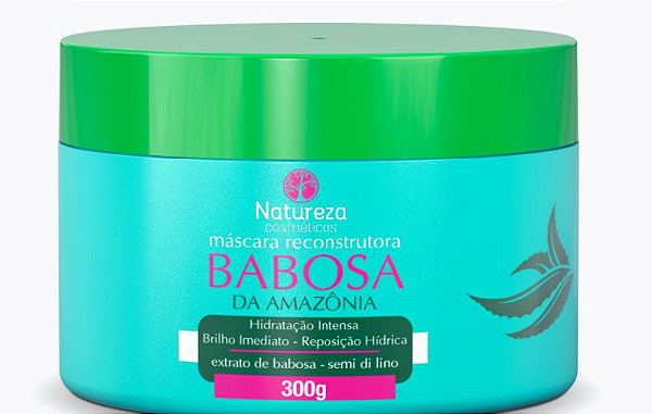 Máscara Reconstrutora Babosa da Amazônia 300g - Natureza Cosméticos