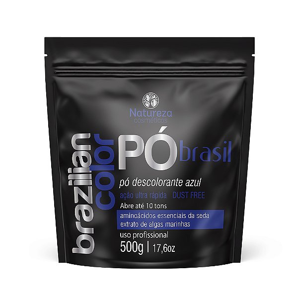 Pó Descolorante Orgânico Azul  500g -  Natureza Cosméticos