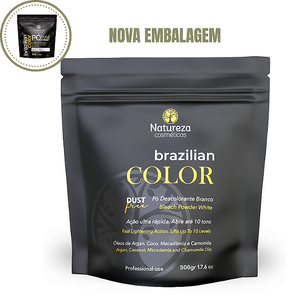 Pó Descolorante Orgânico White (Branco) 500g - Natureza Cosméticos
