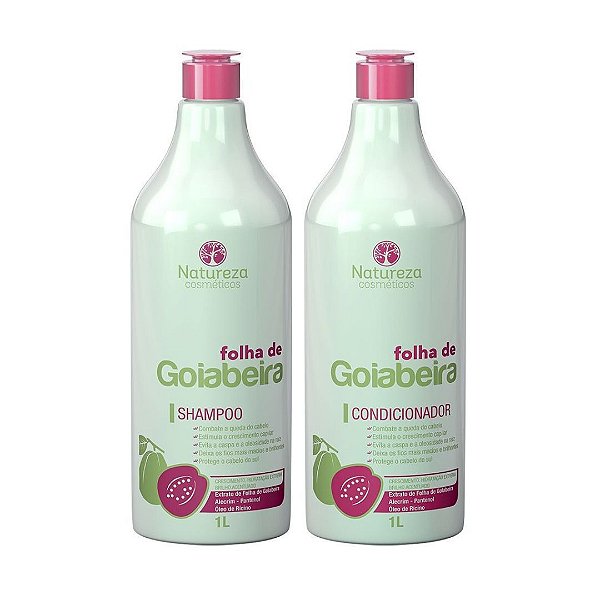 Folha de Goiabeira 1L - Shampoo e Condicionador - Natureza Cosméticos