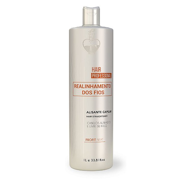 REALINHAMENTO DOS FIOS - ALISANTE CAPILAR  - HAIR PROFESSIONAL 1L - LOVE POTION