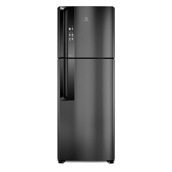 Geladeira Electrolux Frost Free Inverter 474L AutoSense Duplex Cor Black Inox Look (IF56B)