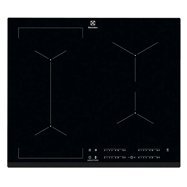 Cooktop de Indução 4 zonas e Painel Touch Preto Electrolux (IE60P)