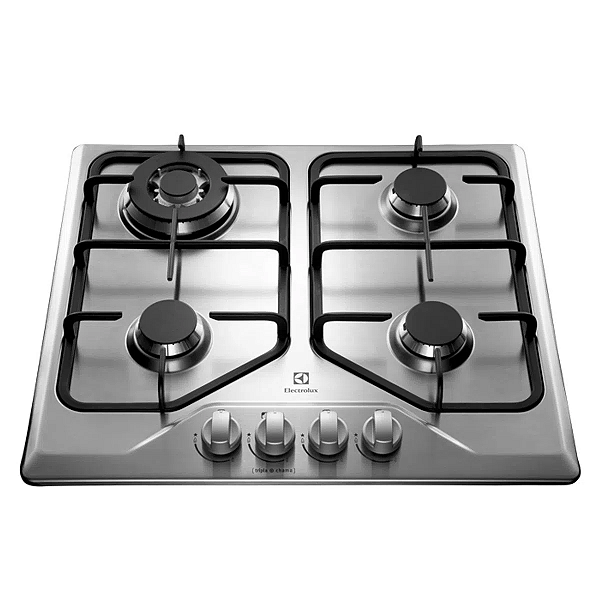Cooktop 4 bocas Electrolux a Gás Inox (GT60X)
