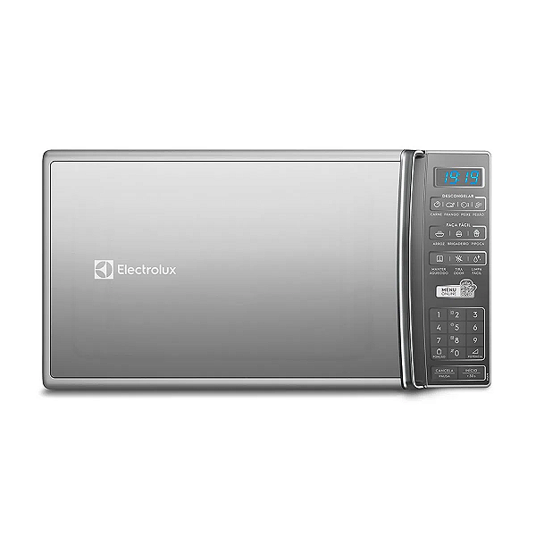 Micro-ondas de Bancada Electrolux Prata 27L (MS37R) - com 55 receitas pré-programadas no Menu Online