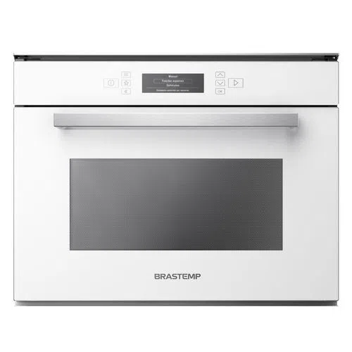 Micro-ondas Brastemp Vitreous de embutir 40 Litros Branco com grill (GMT40AB)