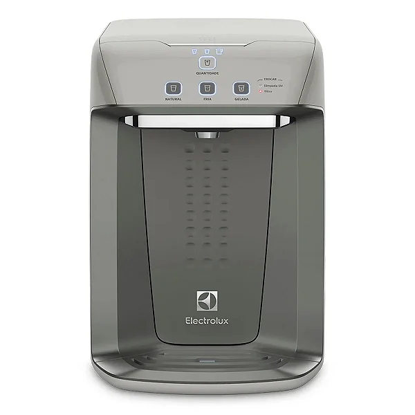 Purificador Electrolux Água Gelada, Fria e Natural com Luz UV Cinza (PA31G)