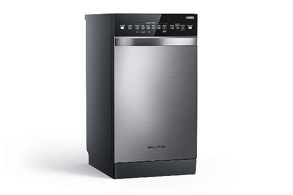Lava-Louças 10 Serviços Brastemp Cor Inox com Ciclo Pesado - BLF10BR