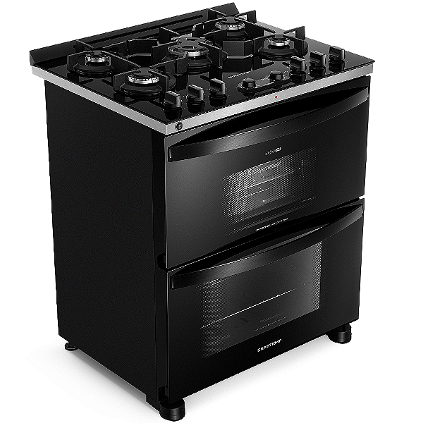 Fogão Duplo Forno Brastemp com Tecnologia Air Fryer Pro - BFD5LAE