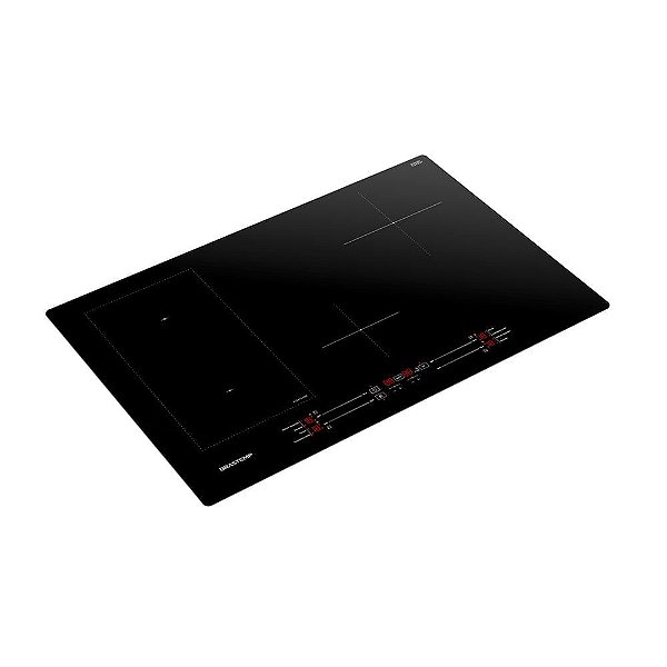 Cooktop 4 Bocas de Indução Brastemp com Flexizone Preto - BDJ77BE