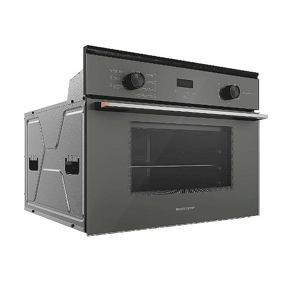 Forno de Embutir Elétrico 47 Litros com Air Fryer Pro Cinza Brastemp - BOX47AR