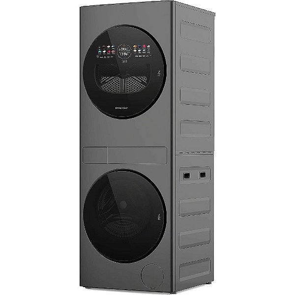 Lava e Seca B= Tower 14Kg/12Kg com Lavagem e Secagem Inteligente B= Smart Titanium Brastemp - BNT14AS