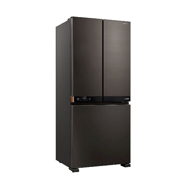 Geladeira Inteligente B= Smart 3 Portas French Door Frost Free 630L Black Inox Brastemp - BRO88AE