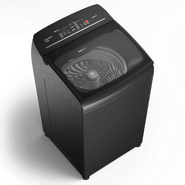 Máquina de Lavar Brastemp 15Kg Cinza Platinum com Timer Pro - BWT15A9