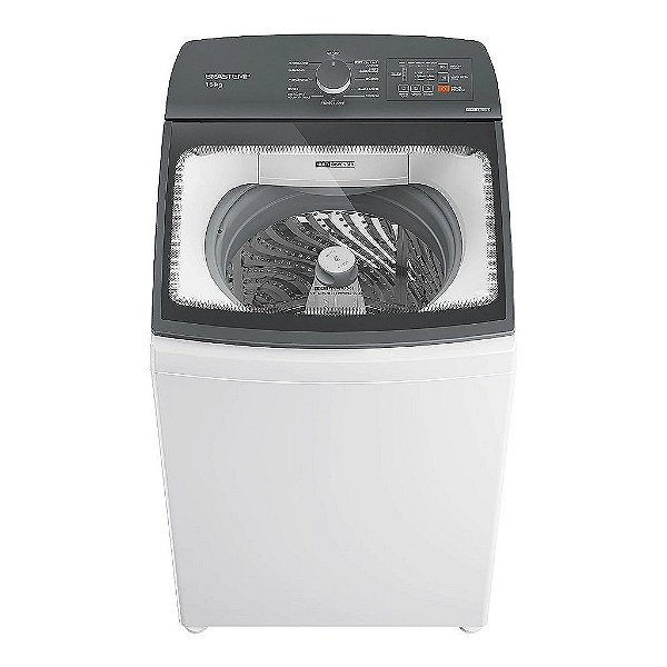 Máquina de Lavar Brastemp 15Kg Branca com Ciclo Tira Manchas Advanced e Smart Sensor - BWF15AB