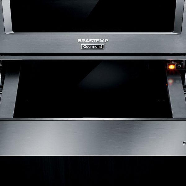 Gaveta Aquecida de Embutir Brastemp Gourmand Inox com Capacidade de Até 25kg - BOE15AR