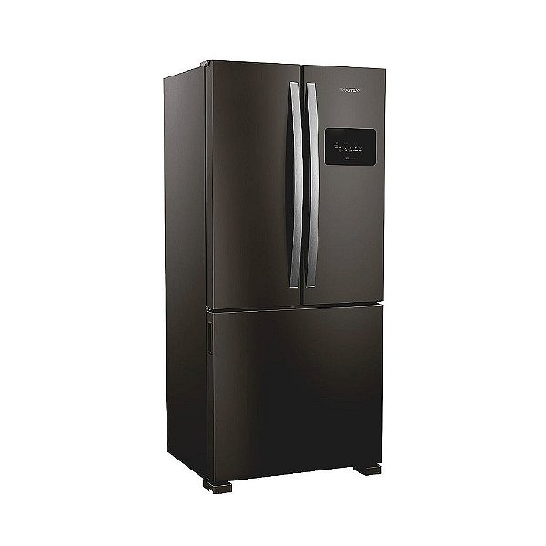 Geladeira Frost Free French Door 3 Black Inox Brastemp - BRO85ME