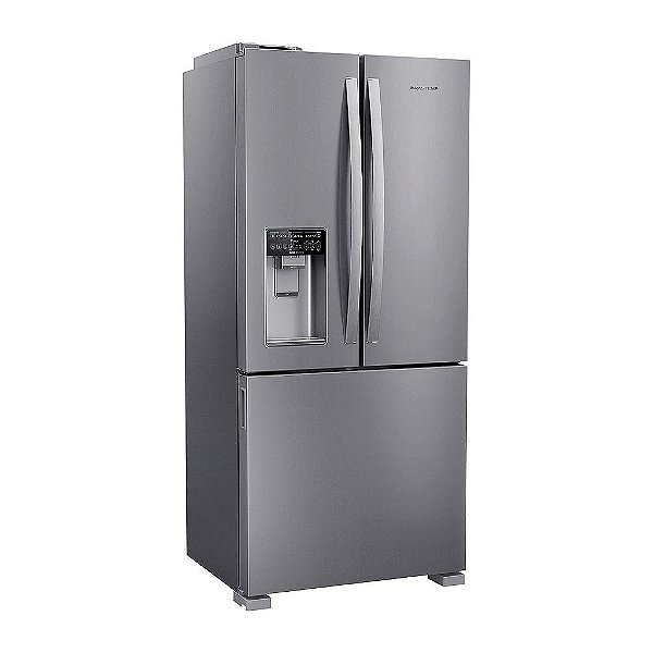 Geladeira Brastemp Frost Free French Door 544 Litros Inox Água e Gelo na Porta - BRH85MK