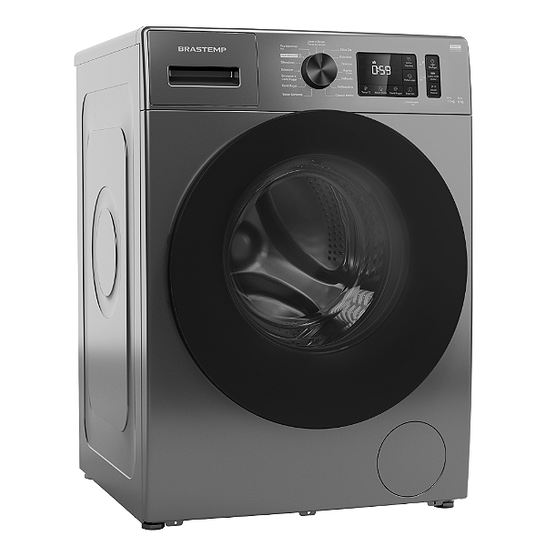 Lava e Seca Brastemp 11kg/6kg Titanium com Smart Sensor by AI - BNO11AS