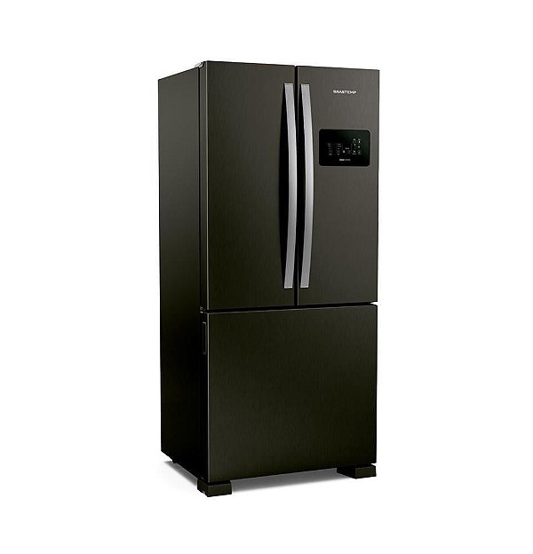 Geladeira Brastemp Eclipse Collection Frost Free French Door Inverter A+++ 554 Litros Cor Black Inox - BRO85AE