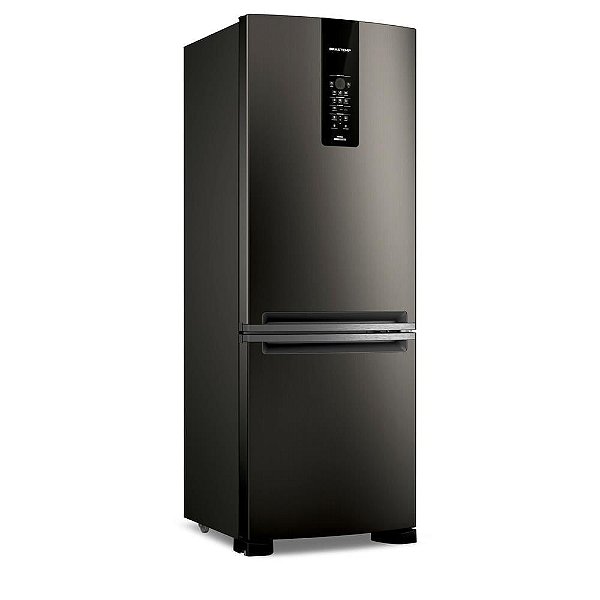 Geladeira Brastemp Eclipse Collection Frost Free Inverse A+++ 461 litros cor Black Inox - BRE59FE