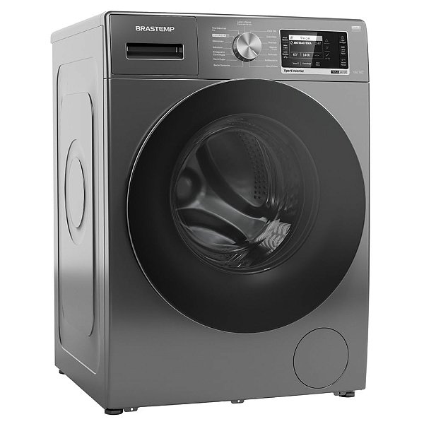 Lava e Seca Brastemp 10Kg/Kg Titanium com Smart Sensor e Triplo Vapor - BNC10AS