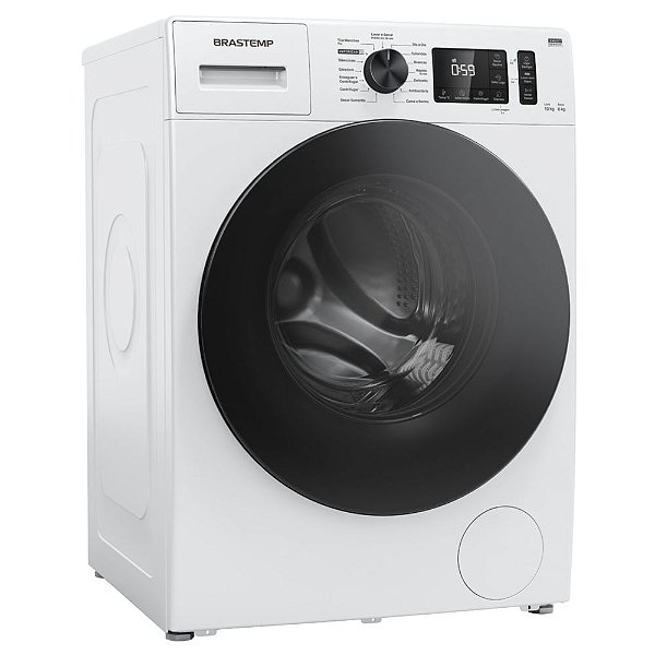 Lava e Seca Brastemp 10Kg/6Kg Branca com Smart Sensor, Lavar com Vapor e Função Secagem - BNO10AB