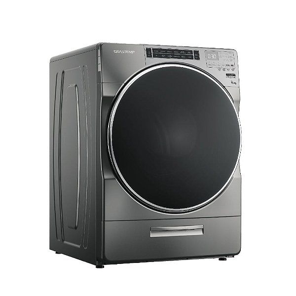 Máquina de Lavar Brastemp 15Kg Titanium com Dispenser Auto Dosagem e Função Mais Roupas - BNF15AS