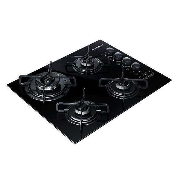 Cooktop 4 Bocas Brastemp com Duplachama e Timer Touch - BDT62AE