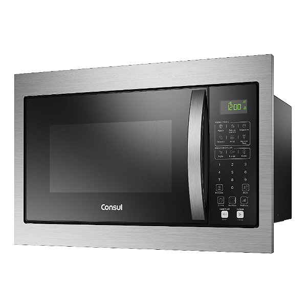 Micro-ondas Consul de Embutir 32 Litros Preto com Design Moderno e Menu Fácil - CM146AE