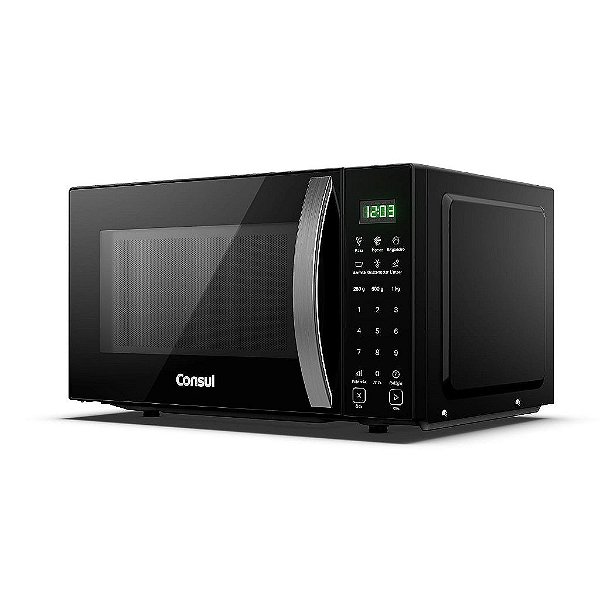Micro-ondas 23 Litros com Função Marmita Preto Consul - CMS23AE