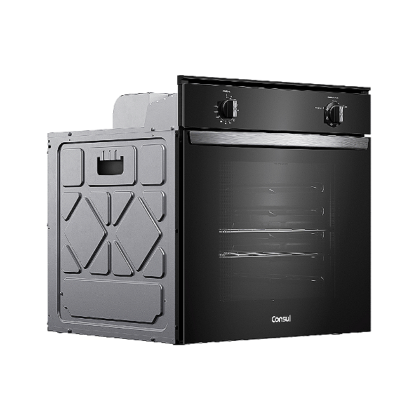Forno de Embutir a Gás 78 Litros Preto com Grill - COA84CE