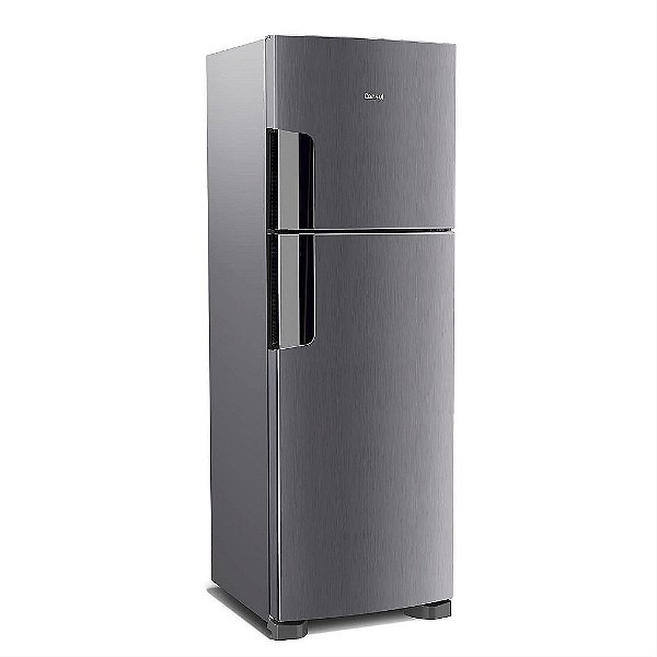 Geladeira Consul Frost Free Duplex 386 litros com Altura Flex cor  Inox  CRM44AK