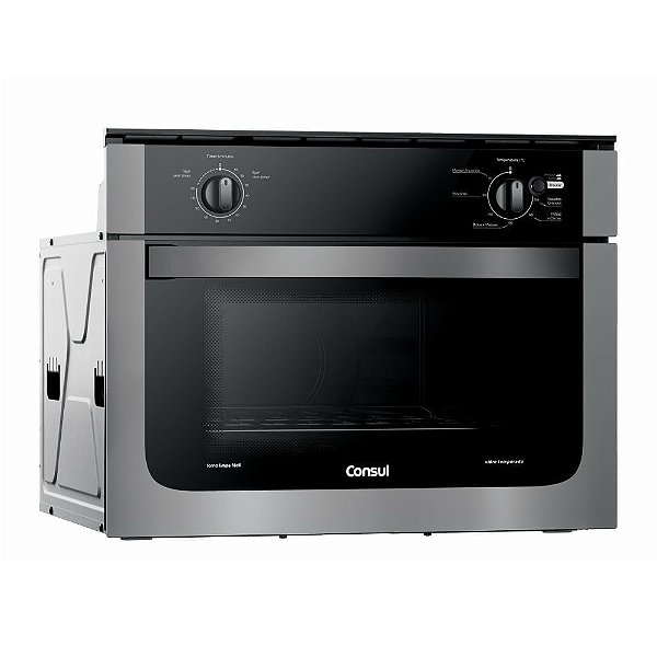 Forno de Embutir Elétrico Consul 47 Litros Prata com Dourador e Timer Autodesligamento - COB47AR