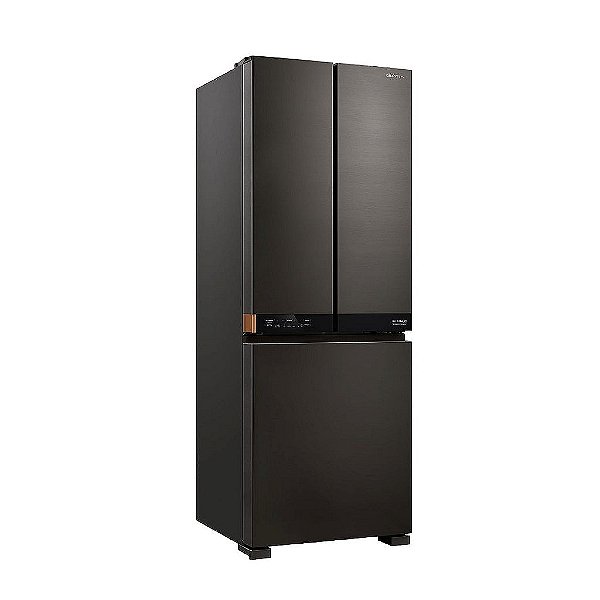 Geladeira Inteligente B= Smart Frost Free 3 Portas French Door 486 Litros Black Inox Brastemp - BRO78AE