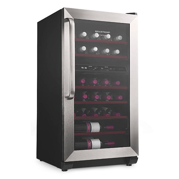 Adega Brastemp Gourmand Dual Zone 31 Garrafas - BZB31AE