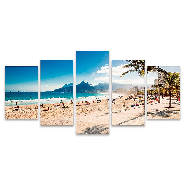 Kit Quadros Mosaico Ipanema Quarto Rio Sala Janeiro