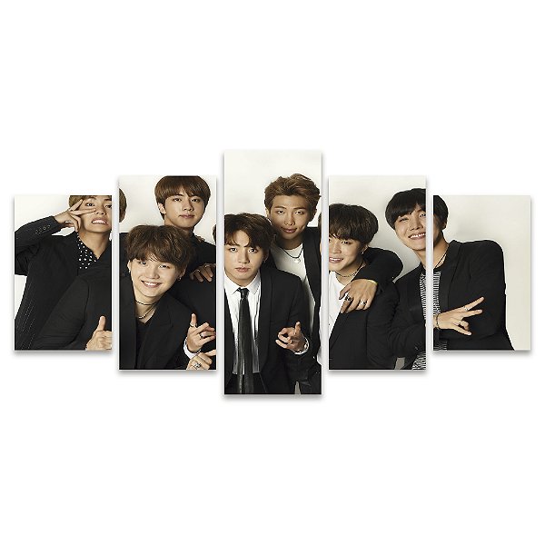 Kit Quadros Mosaico Kpoper Grupo Coreano Kpop Bts