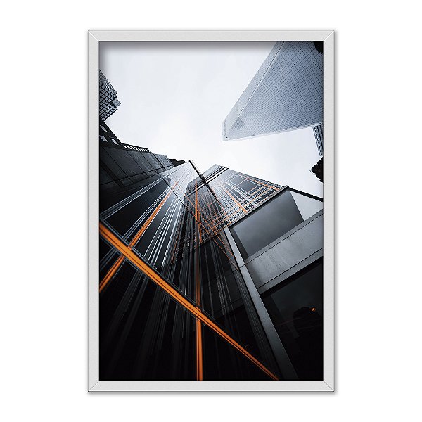 Quadro Decorativo Prédio Estilizado