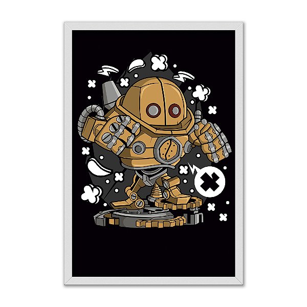 Quadro Decorativo Jogo Lol Robo Blitzcrank