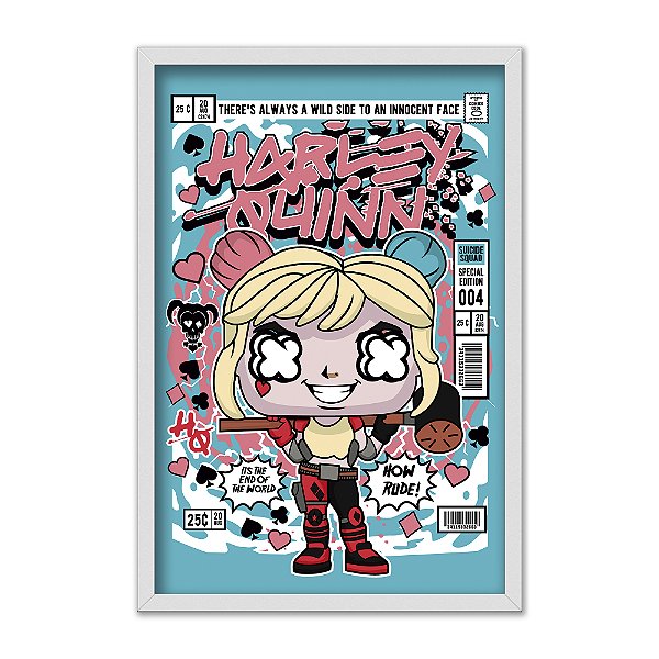Quadro Decorativo Harley Quinn Alerquina