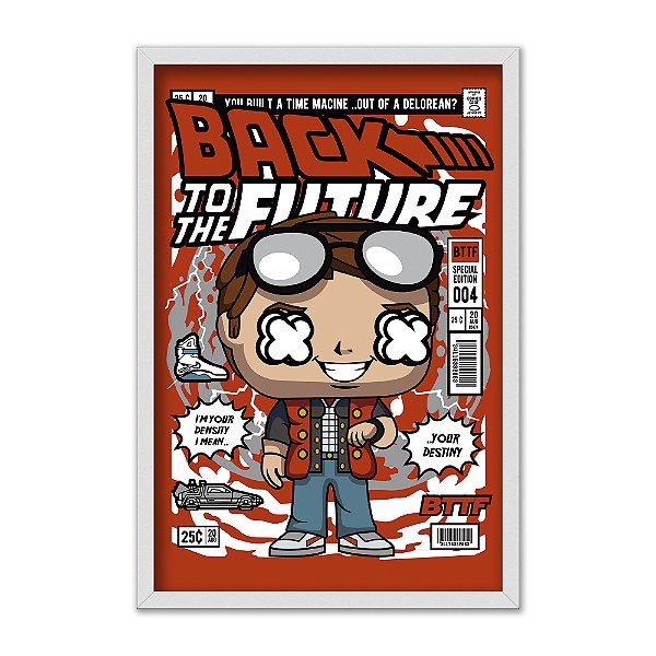 Quadro Decorativo De Volta pro Futuro Martin Macfly