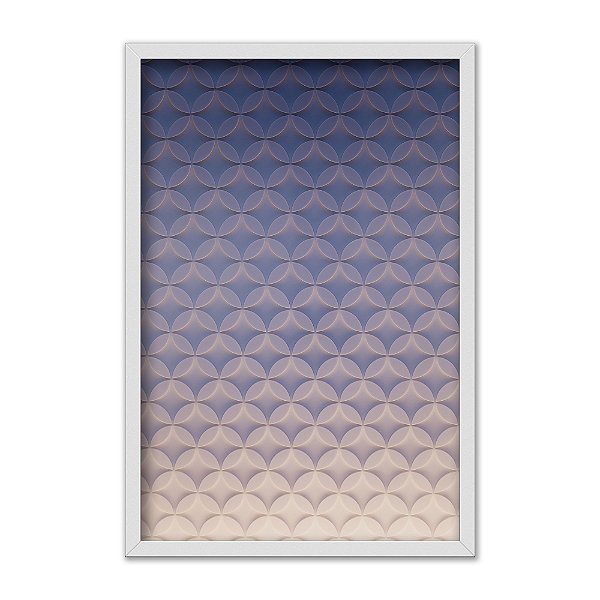 Quadro Decorativo Degradê Mosaico Abstrato Rosa Roxo
