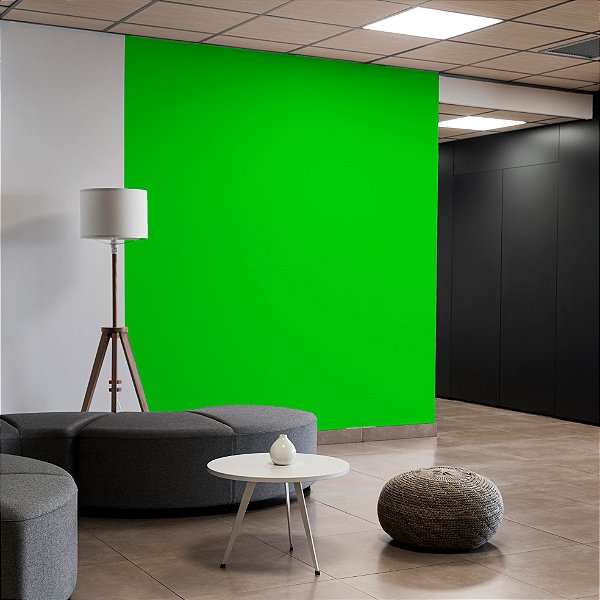 Papel de Parede Adesivo Vinílico Verde Para Chroma Key Edição Vídeos Cromaqui
