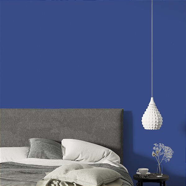 Papel de Parede Adesivo Vinilico Sala Quarto Azul Royal